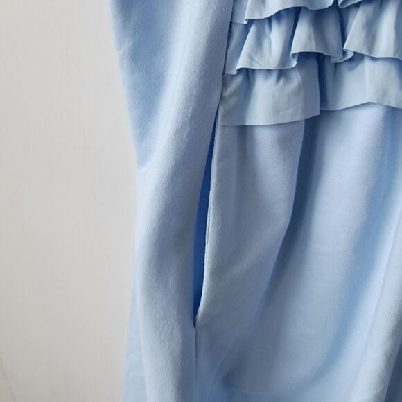 english factory mixed media ruffle detail dress size L - Picture 6 of 11